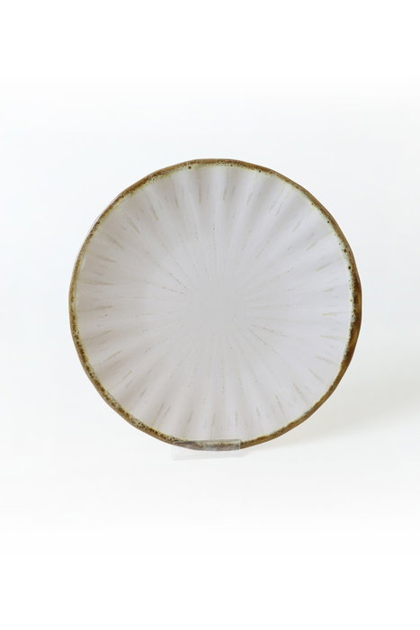 Hermia Juego de Platos de Servicio de Gres Blanco 27 cm (6 Piezas) inevitable